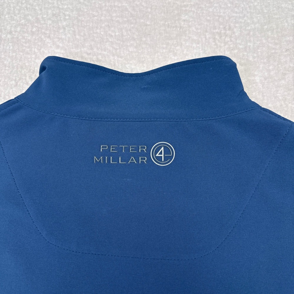 Friars Head Golf Club Peter Millar Vest Men Size XL Blue Full Zip Element 4 Wind - Picture 4 of 9